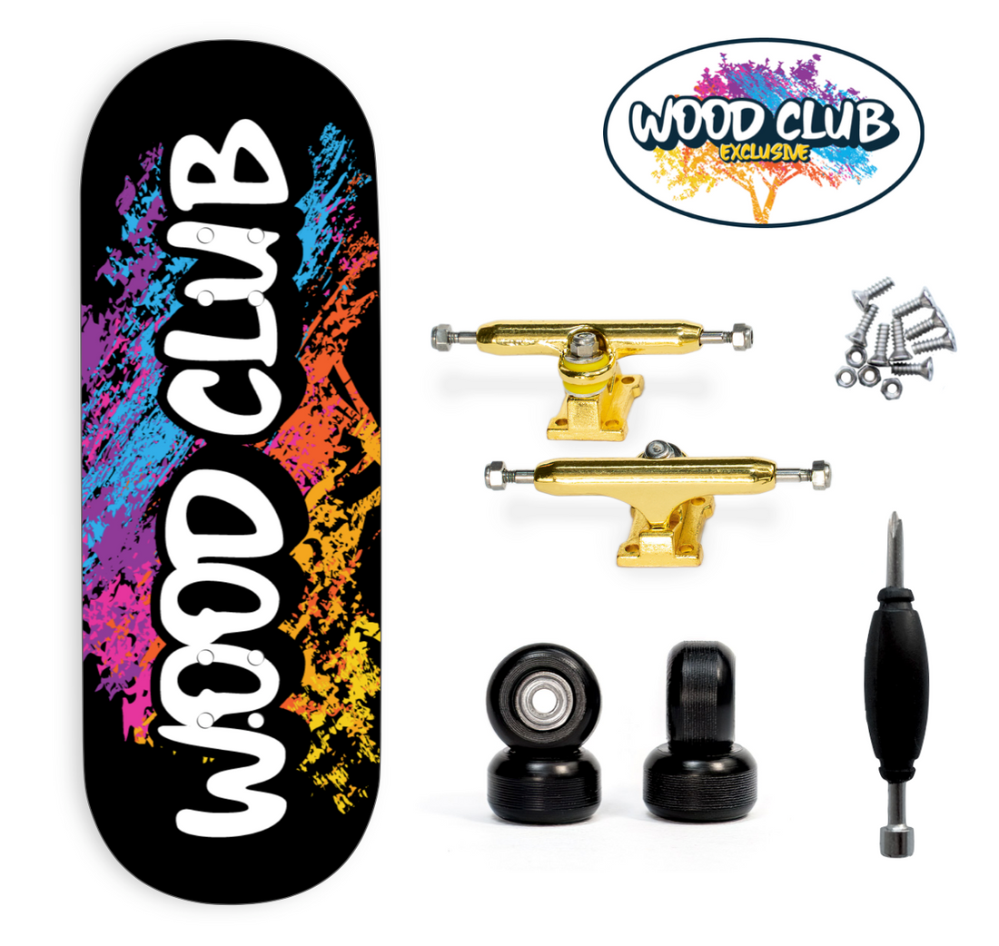 Fingerboard WoodClub EXCLUSIVE 32 mm - "LOGO BLACK"