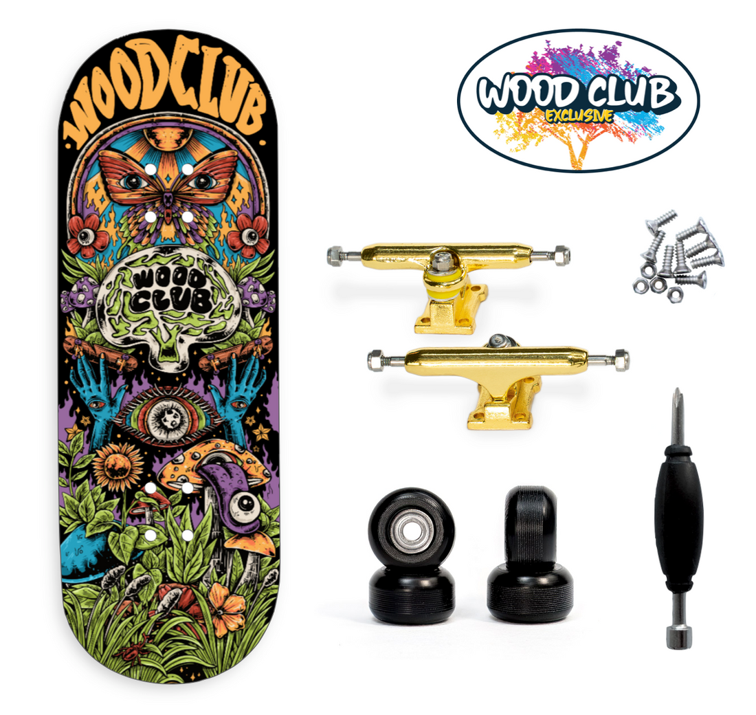 Fingerboard WoodClub EXCLUSIVE 32 mm - "TREE OF GLORY"