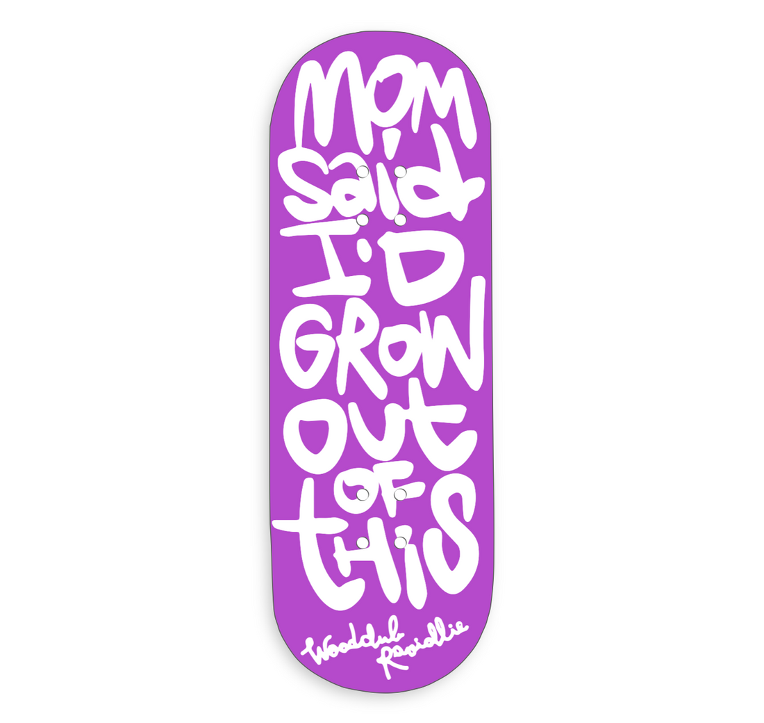 Drewniana deska WoodClub EXCLUSIVE 32 mm - "MOM SAID"
