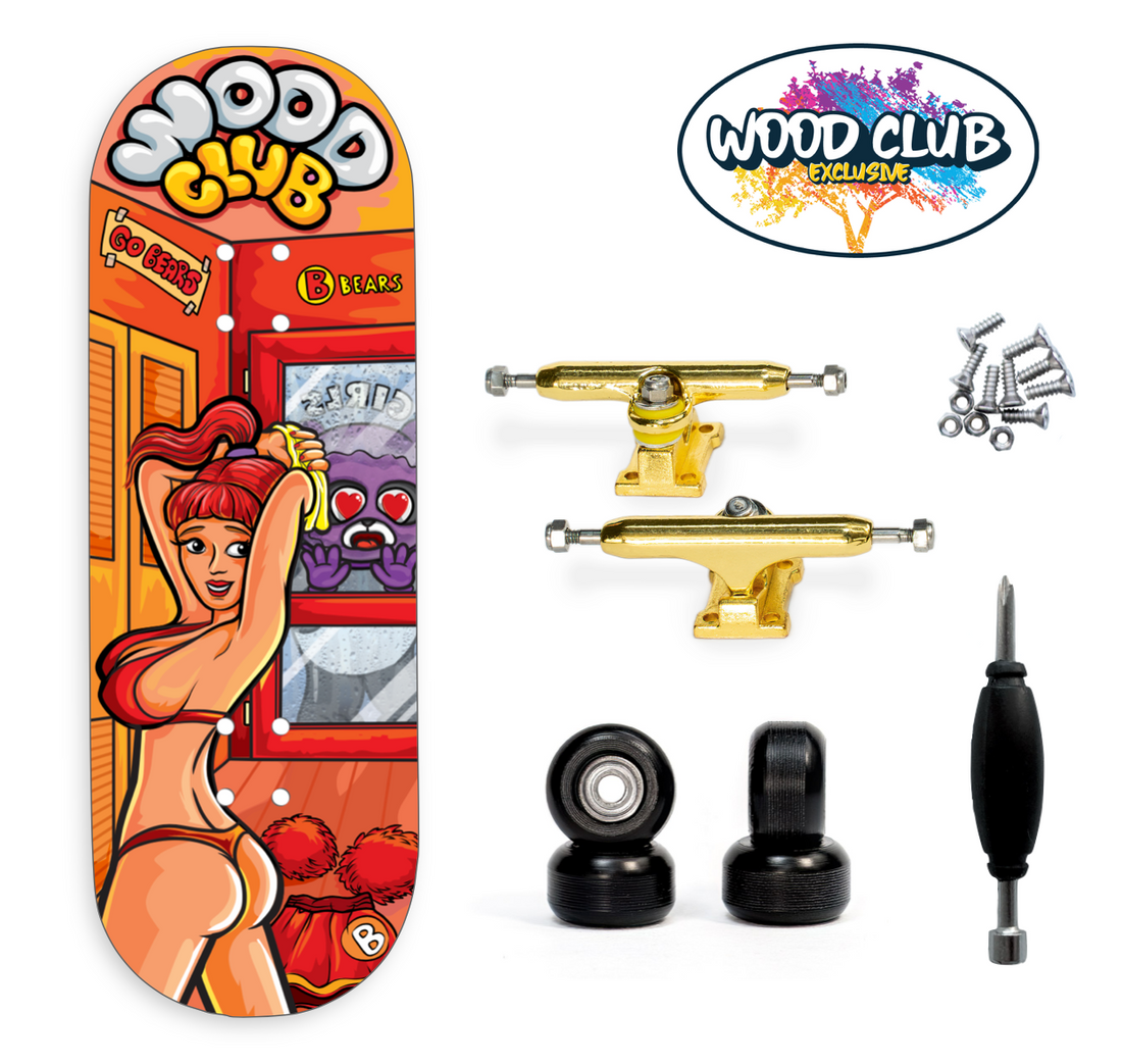 Fingerboard WoodClub EXCLUSIVE 34 mm - "CHANGING ROOM"