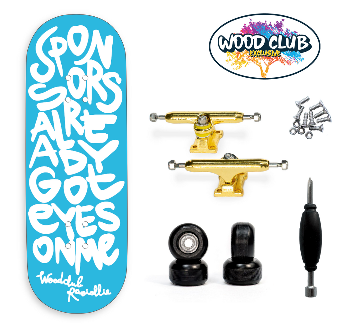Fingerboard WoodClub EXCLUSIVE 32 mm - "SPONSORS"
