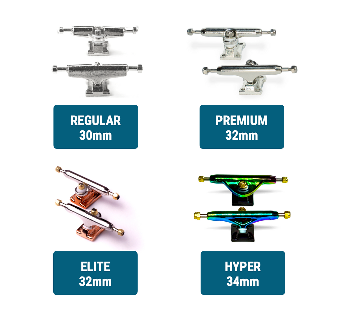 Drewniany Fingerboard WoodClub 32 mm - "Black Pop"