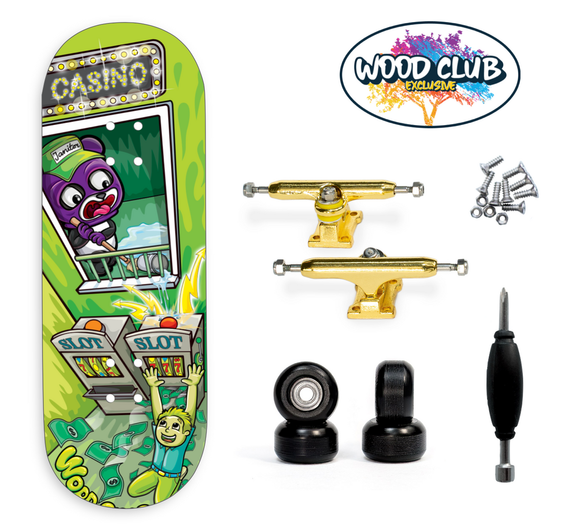 Fingerboard WoodClub EXCLUSIVE 32 mm - "LUCKY DAY"
