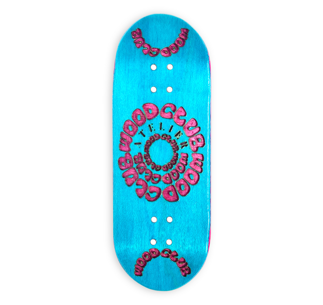 Drewniana deska WoodClub ATELIER 33,7 mm - "Lagoon Blue"