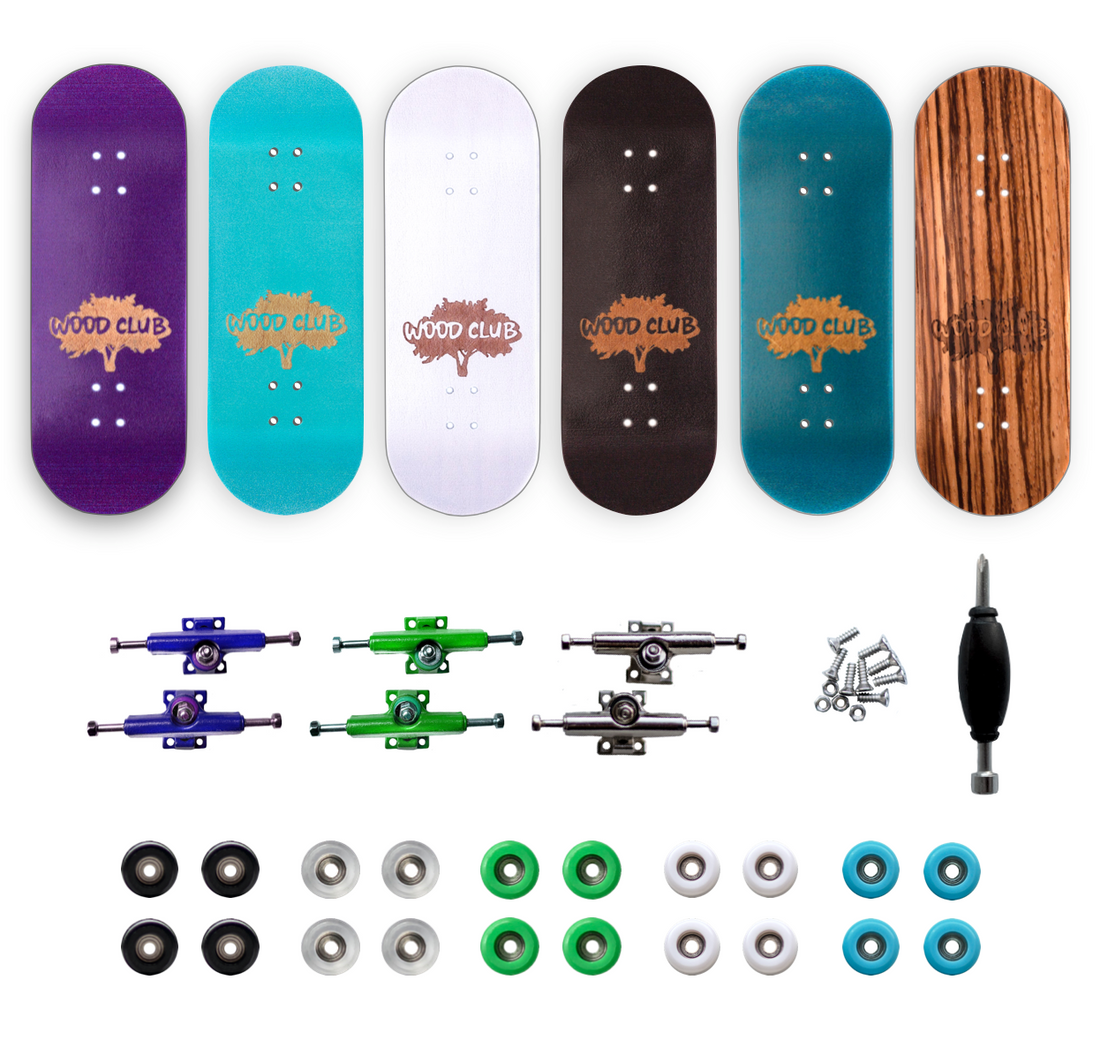 ZBUDUJ WŁASNY - Drewniany Fingerboard WoodClub REGULAR 32 mm
