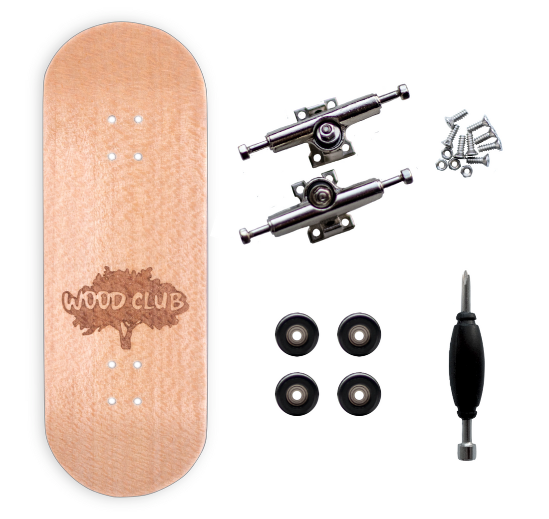 Drewniany Fingerboard WoodClub 32 mm - Natural