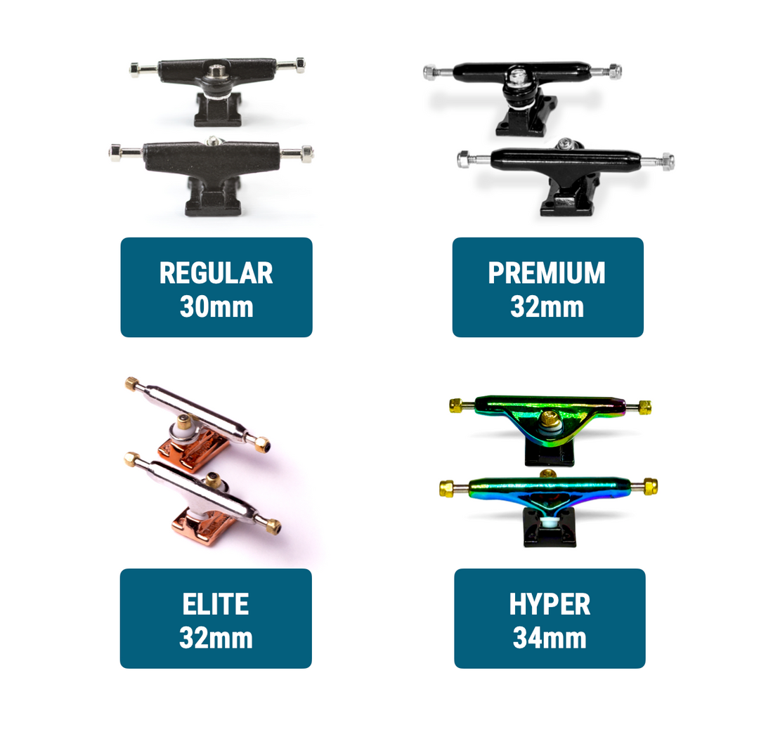 Drewniany Fingerboard WoodClub 32 mm - Zielony