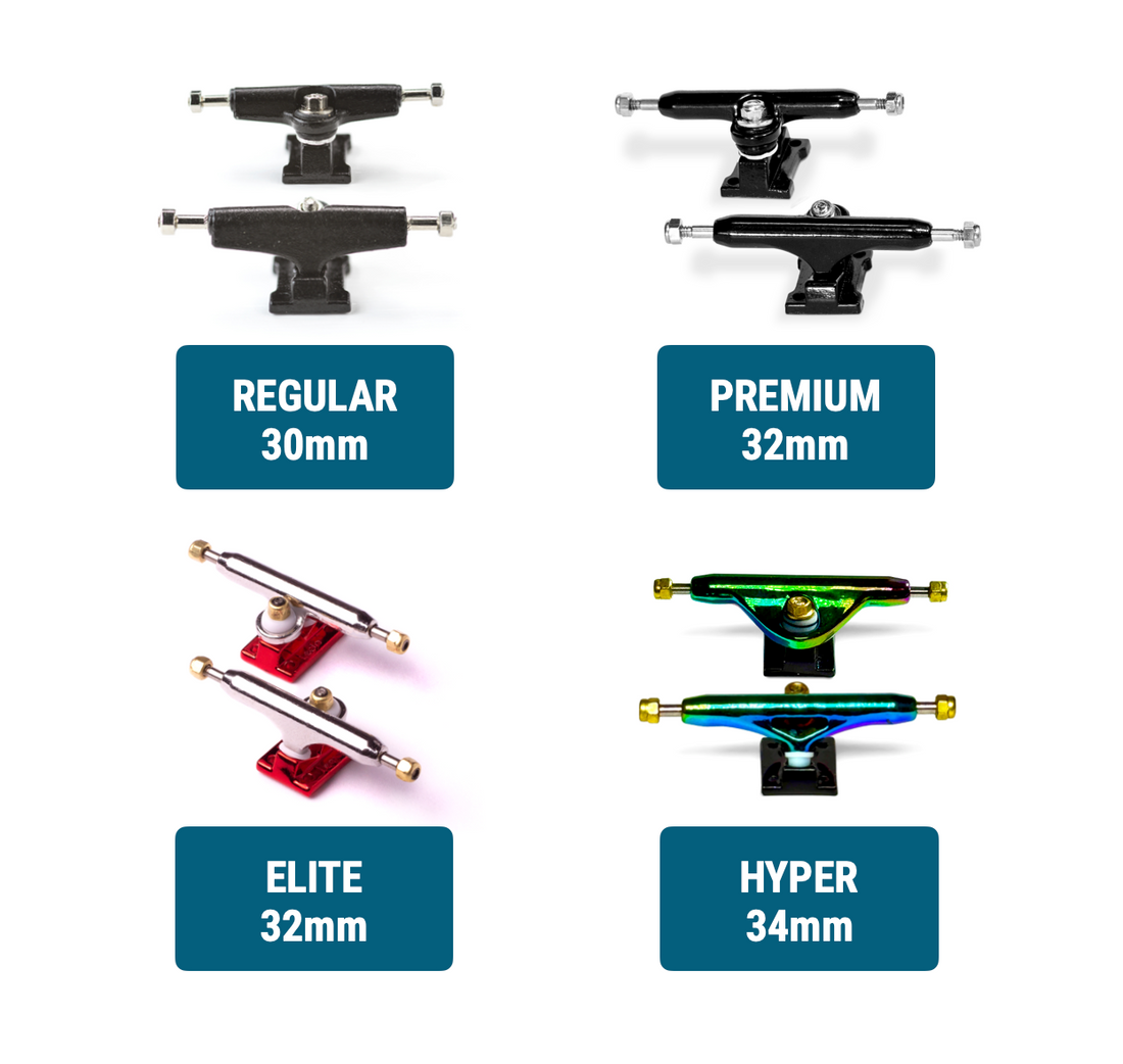 Drewniany Fingerboard WoodClub 32 mm - Czerwony