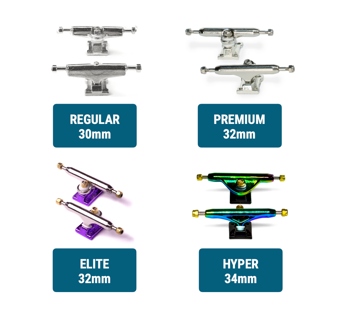 Drewniany Fingerboard WoodClub 32 mm - "Purple Pop"
