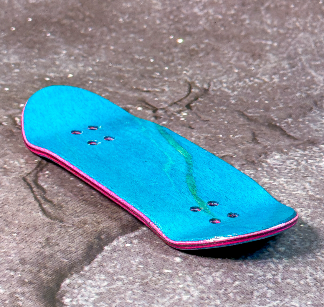 Fingerboard WoodClub ATELIER 33,7 mm - "Lagoon Blue"