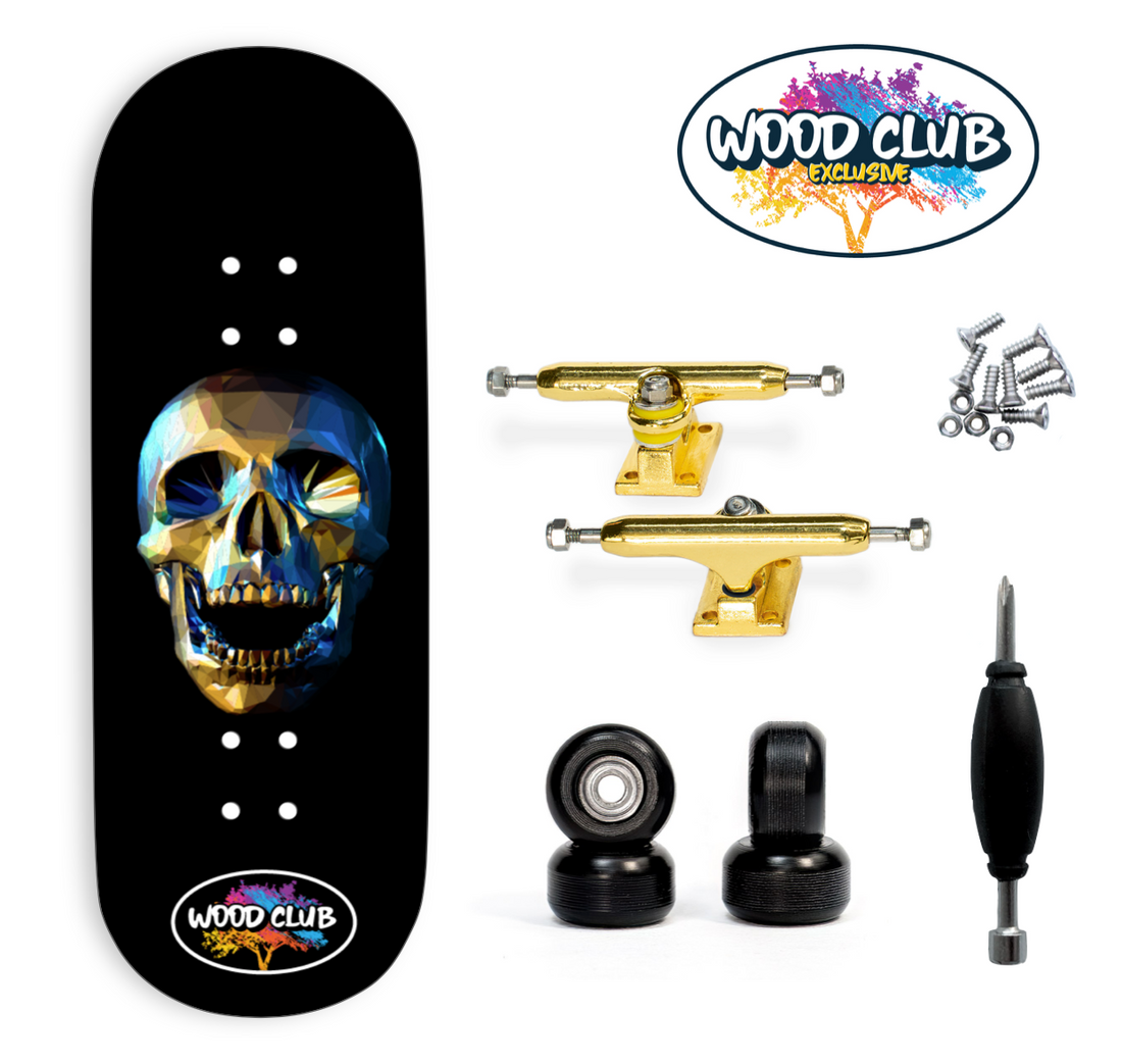 Fingerboard WoodClub EXCLUSIVE 32 mm - "SKULL"