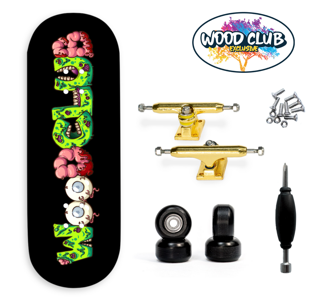 Fingerboard WoodClub EXCLUSIVE 32 mm - "ZOMBIE LOGO"