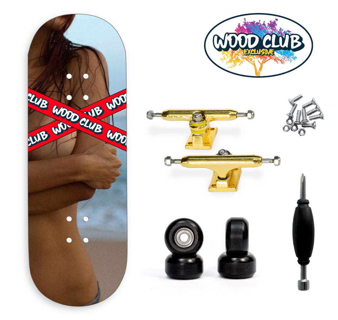 Fingerboard WoodClub EXCLUSIVE 32 mm - "BEACH GIRL"