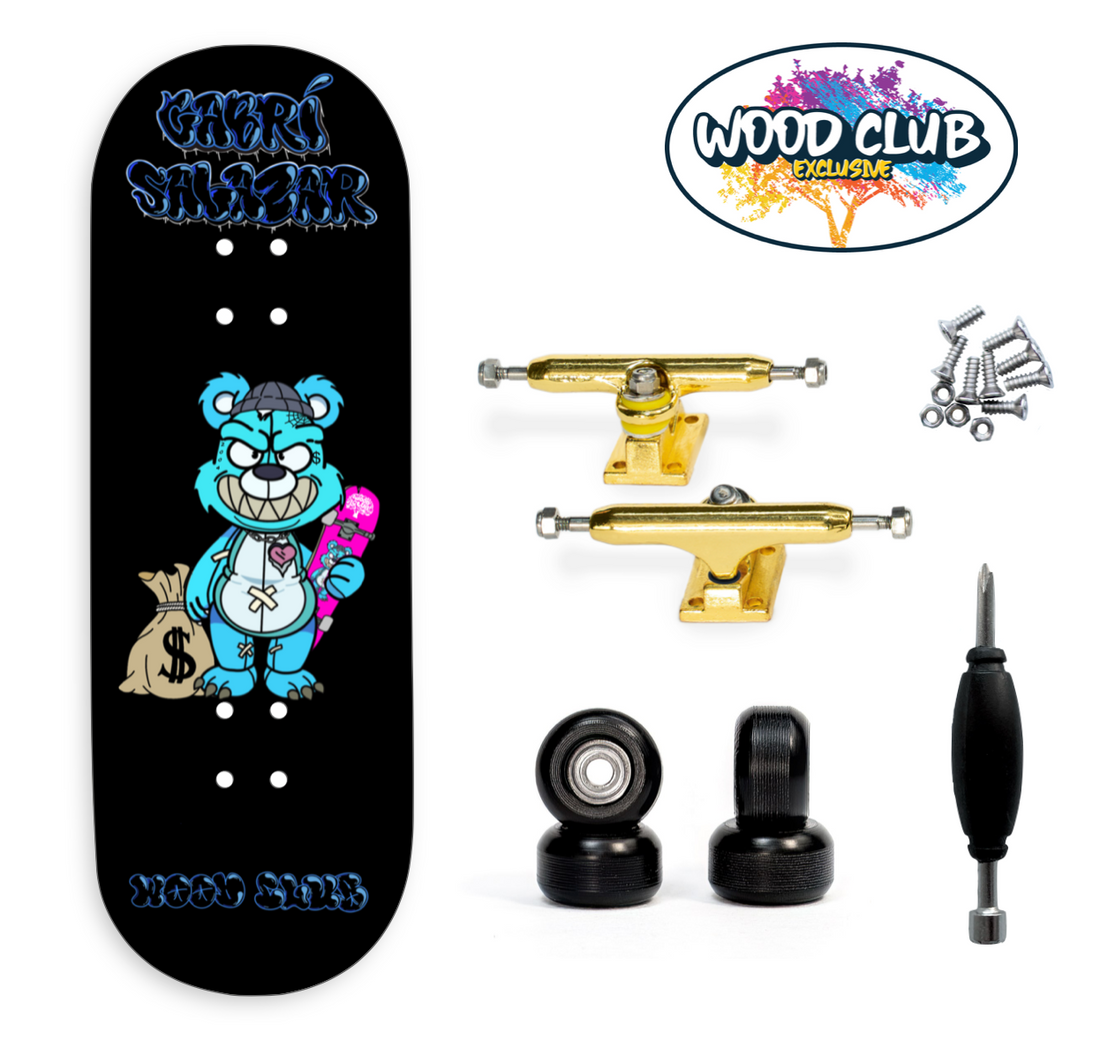 Fingerboard WoodClub EXCLUSIVE 32 mm - "GABRI SALAZAR"