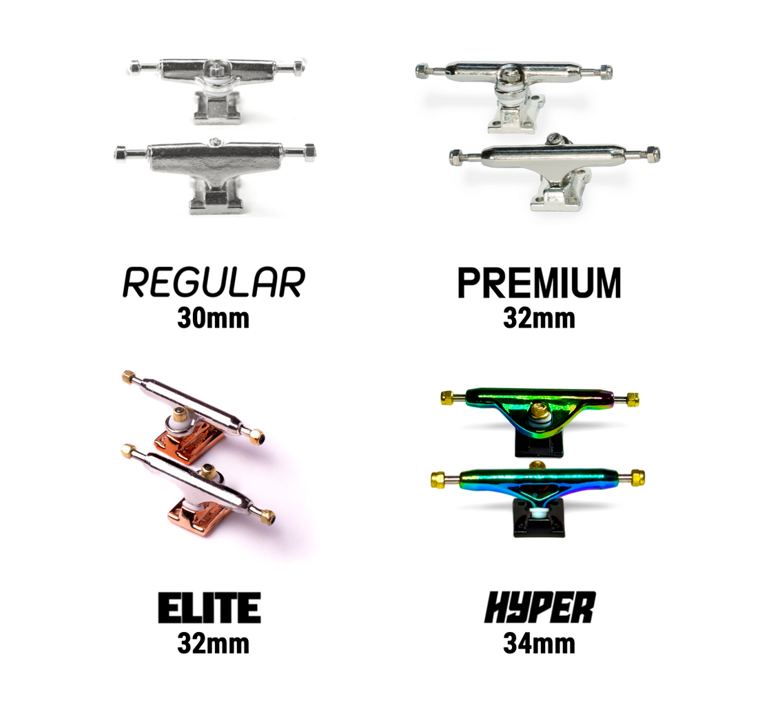 Drewniany Fingerboard WoodClub 32 mm - Czarny