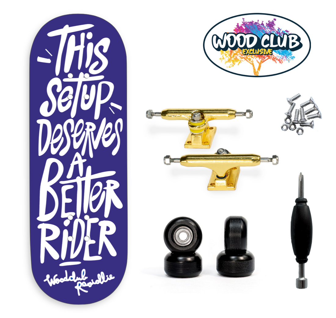Fingerboard WoodClub EXCLUSIVE 32 mm - "BETTER RIDER"