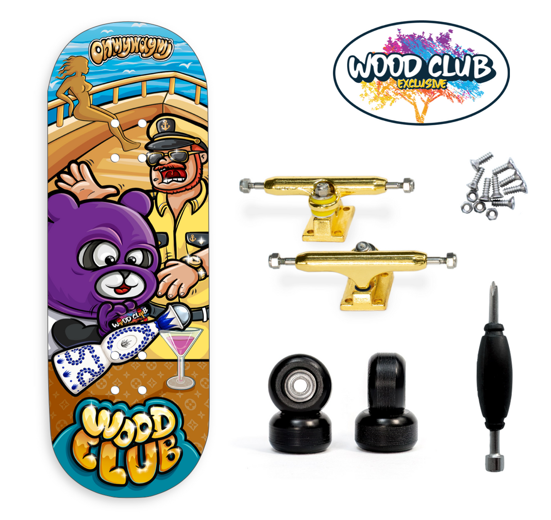 Fingerboard WoodClub EXCLUSIVE 32 mm - "ONMYWAYMJ"