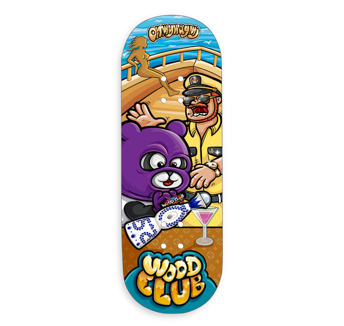 Drewniana deska WoodClub EXCLUSIVE 32 mm - "ONMYWAYMJ"